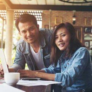 Young couple counseling